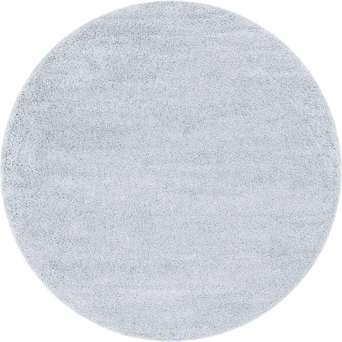 Rund Hochflorteppich Soft Solid Shag in Grün von Hadorn™ - Lifestyle Image