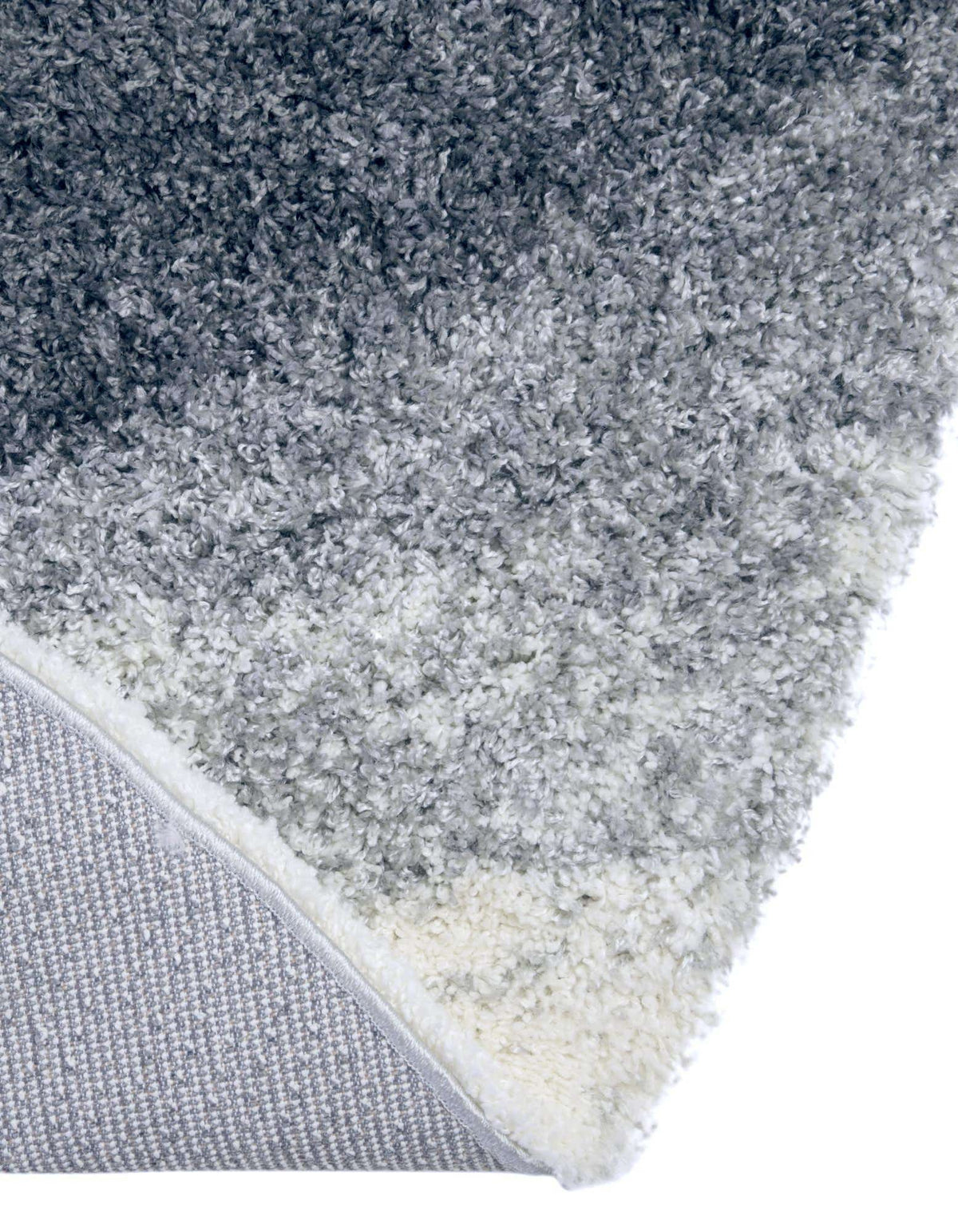 Rund Hochflorteppich Soft Touch Shag in Rauchgrau von Hadorn™ - Lifestyle Image