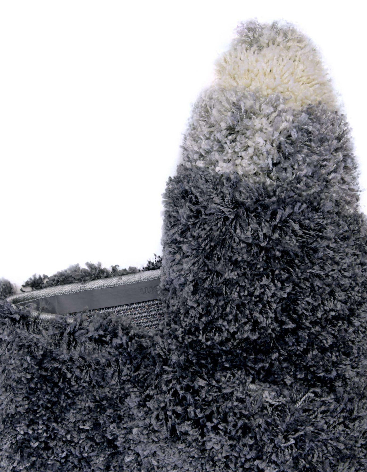 Rund Hochflorteppich Soft Touch Shag in Rauchgrau von Hadorn™ - Lifestyle Image