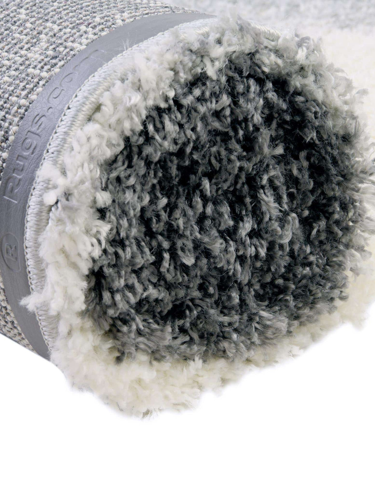 Rund Hochflorteppich Soft Touch Shag in Rauchgrau von Hadorn™ - Lifestyle Image