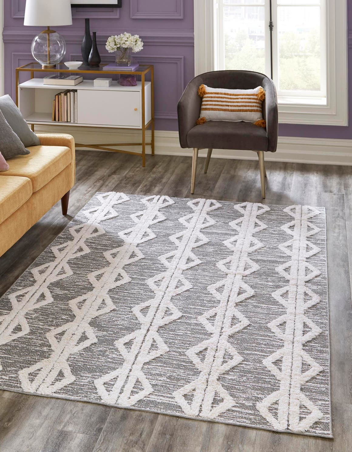 Rechteck Teppich Sabrina Soto Casa in Anthrazitgrau von Hadorn™ - Lifestyle Image