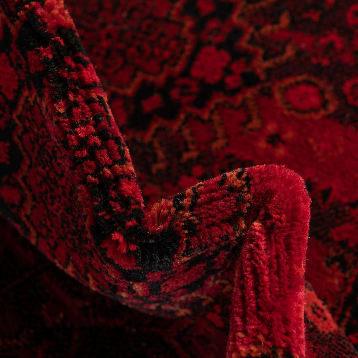 Rund Teppich Bokhara in Rot von Hadorn™ - Lifestyle Image