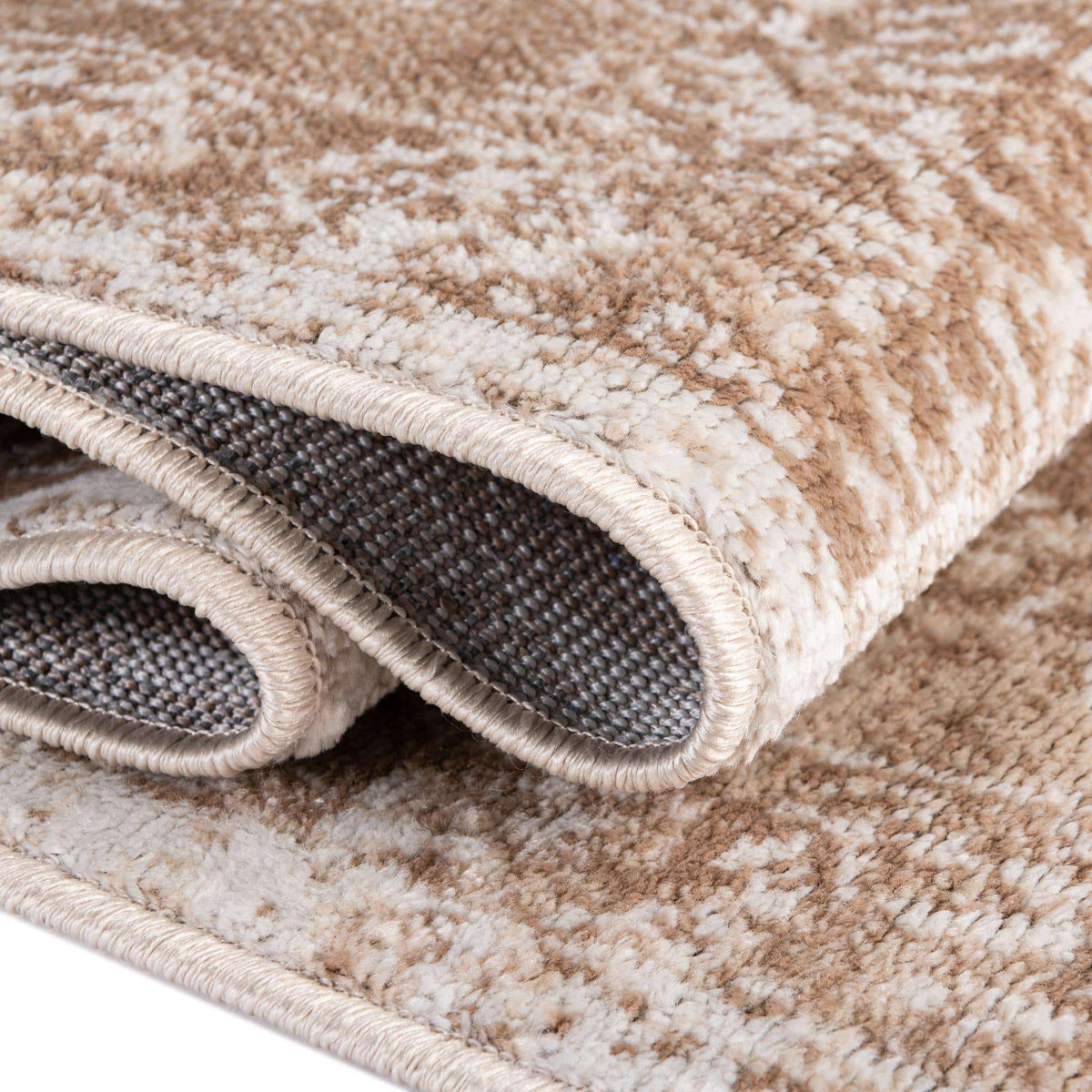 Rund Teppich Oxford in Beige von Hadorn™ - Lifestyle Image