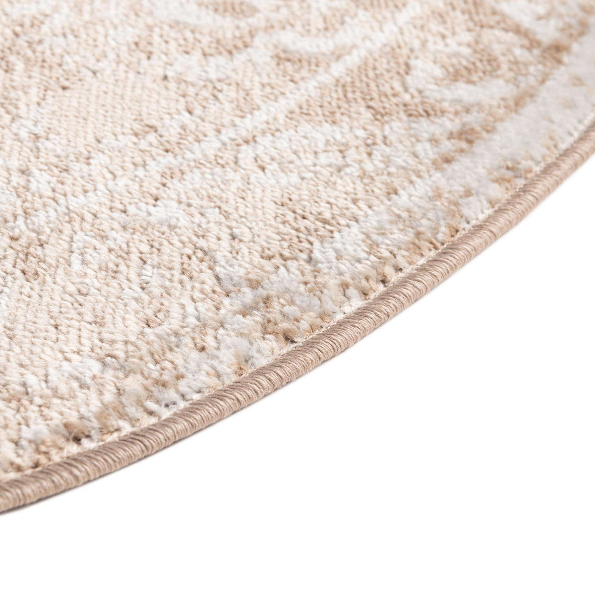 Rund Teppich Oxford in Beige von Hadorn™ - Lifestyle Image