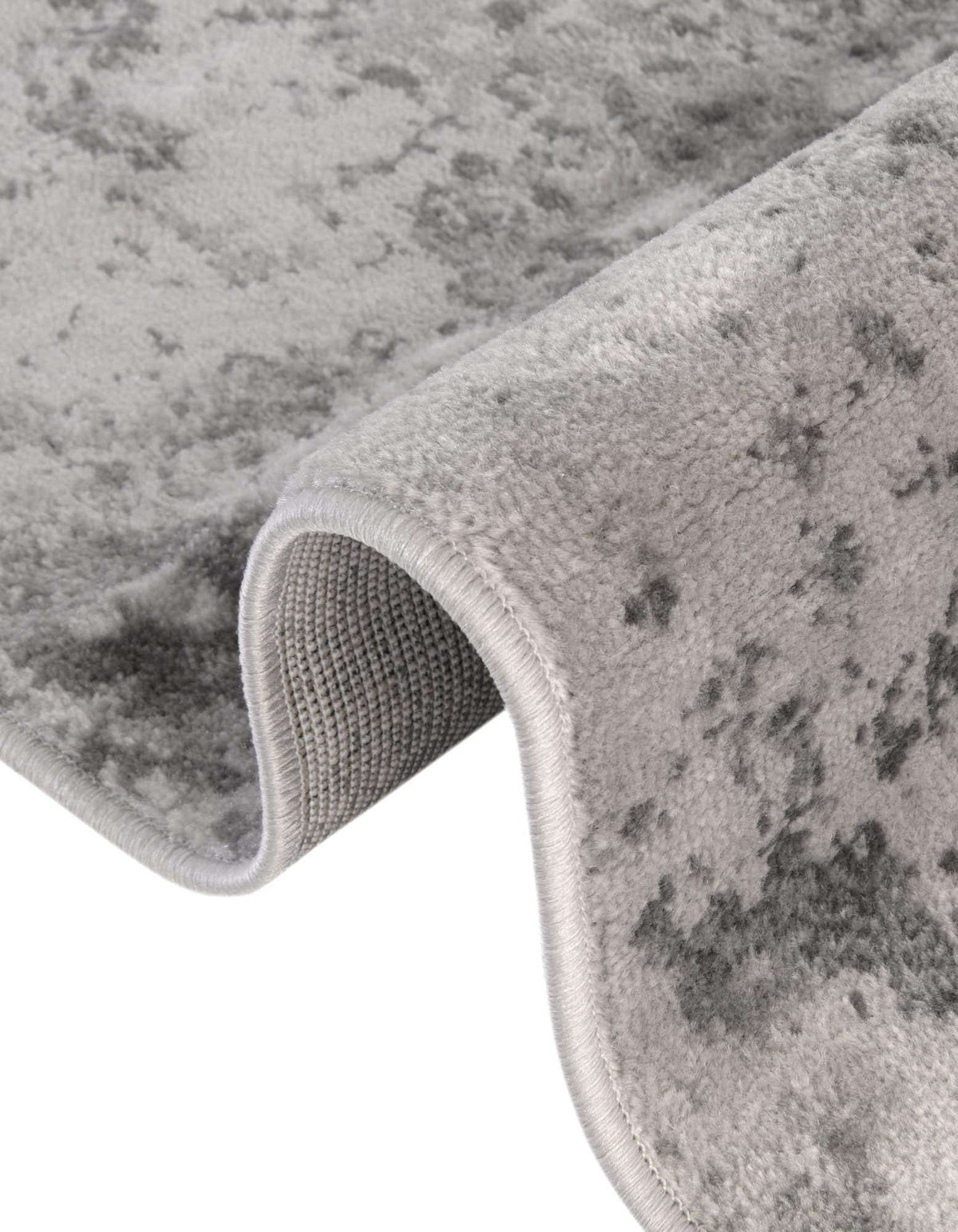 Rund Teppich Metropolis in Hellgrau von Hadorn™ - Lifestyle Image