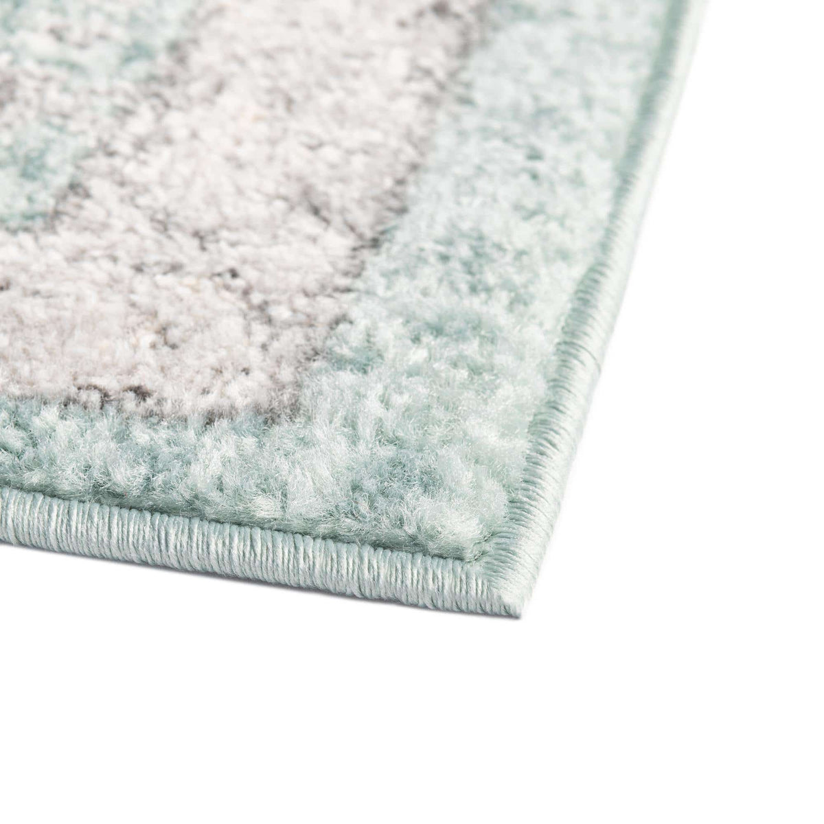 Quadratisch Teppich Aurelia in Blau von Hadorn™ - Lifestyle Image