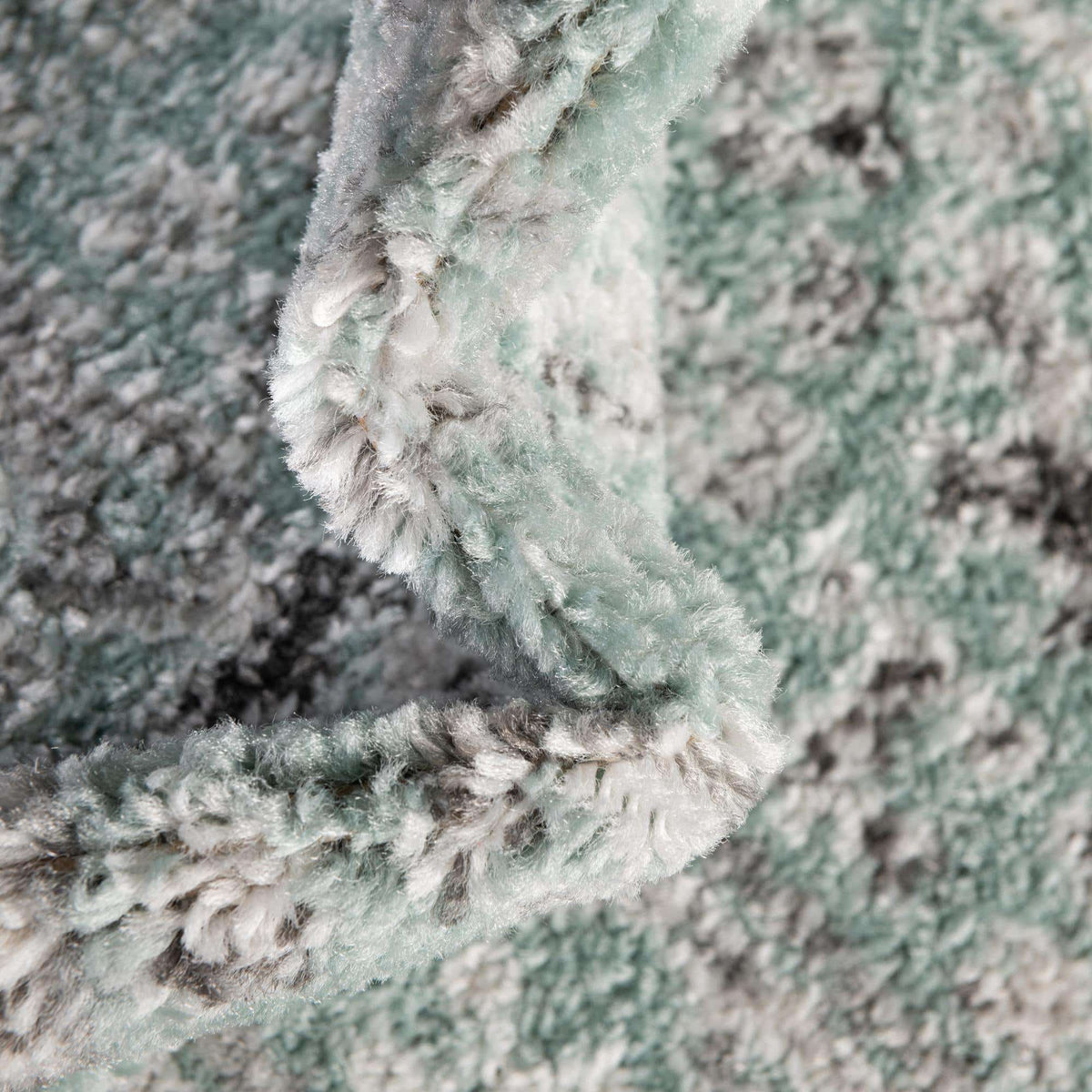 Quadratisch Teppich Aurelia in Blau von Hadorn™ - Lifestyle Image