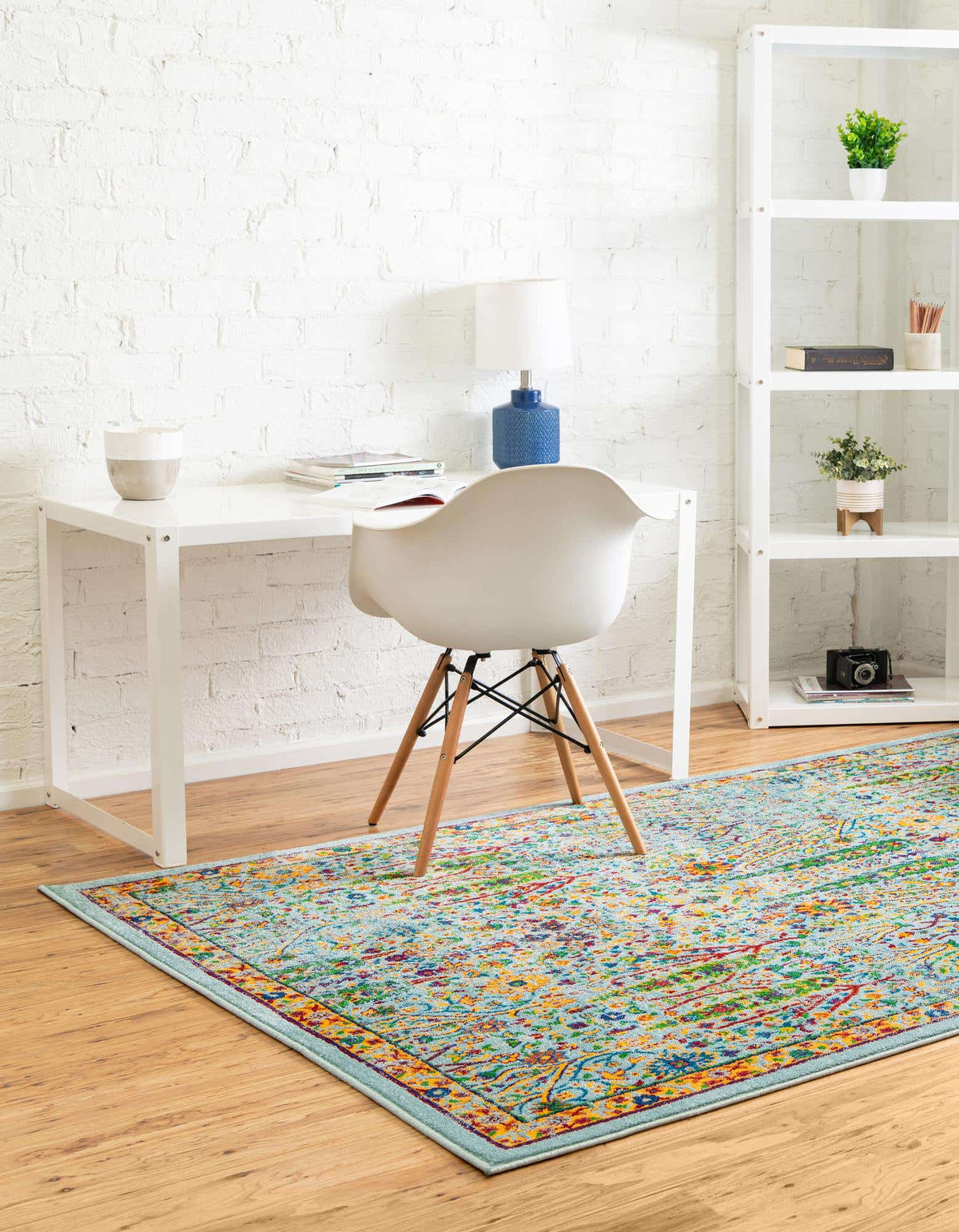 Rechteck Teppich Calypso in Blau von Hadorn™ - Lifestyle Image