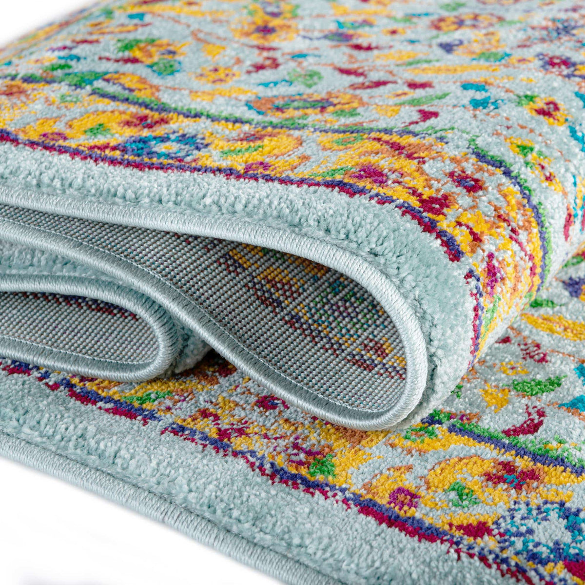 Rechteck Teppich Calypso in Blau von Hadorn™ - Lifestyle Image