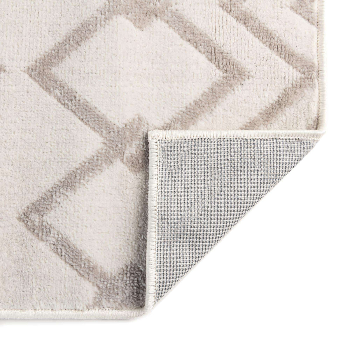 Quadratisch Teppich Bohemian Trellis in Weiss von Hadorn™ - Lifestyle Image