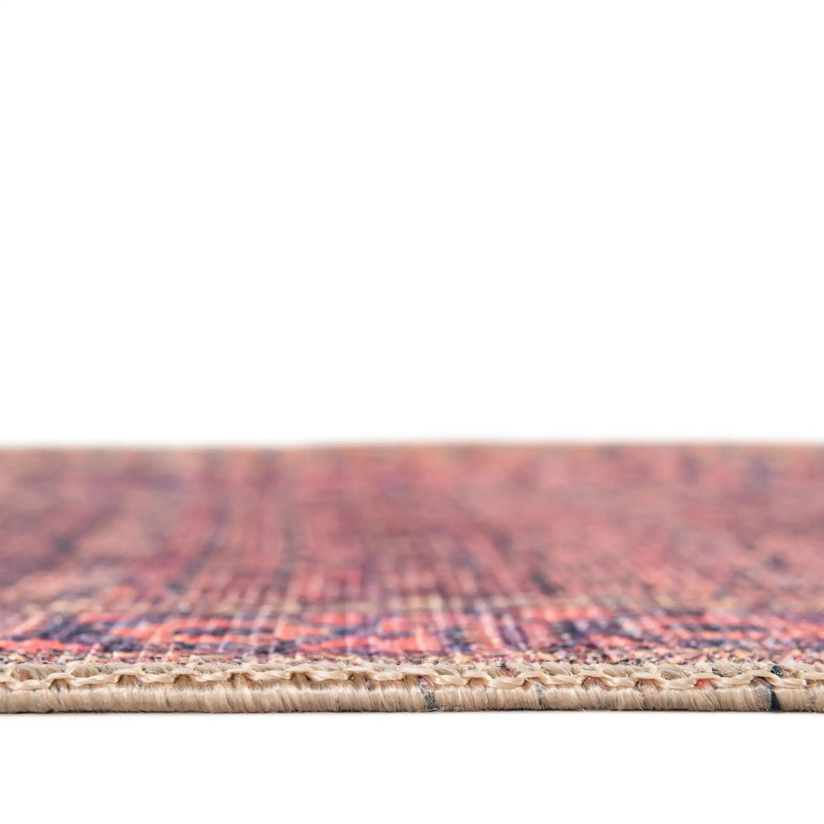 Quadratisch Teppich Timeless in Blau von Hadorn™ - Lifestyle Image