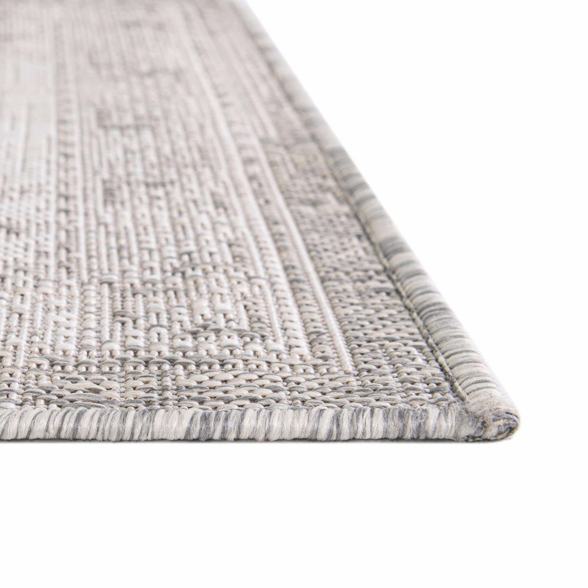 Rechteck Outdoor Teppich Outdoor Aztec in Hellgrau von Hadorn™ - Lifestyle Image