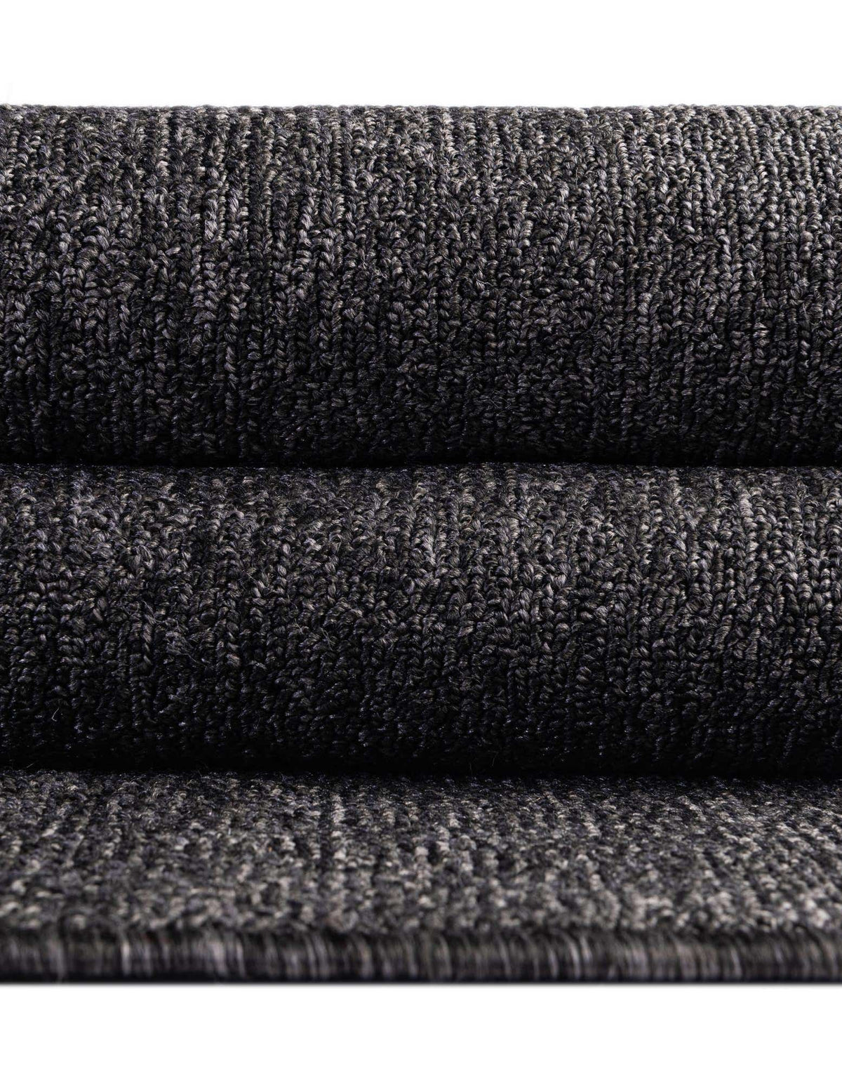 Rechteck Teppich Everyday Solid in Holzkohle von Hadorn™ - Lifestyle Image