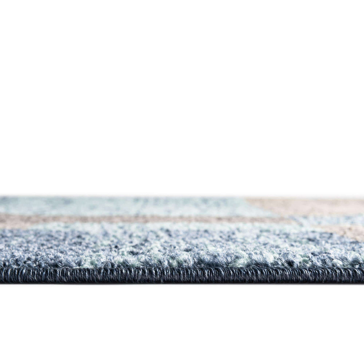 Rund Teppich Harvest in Blaugrau von Hadorn™ - Lifestyle Image