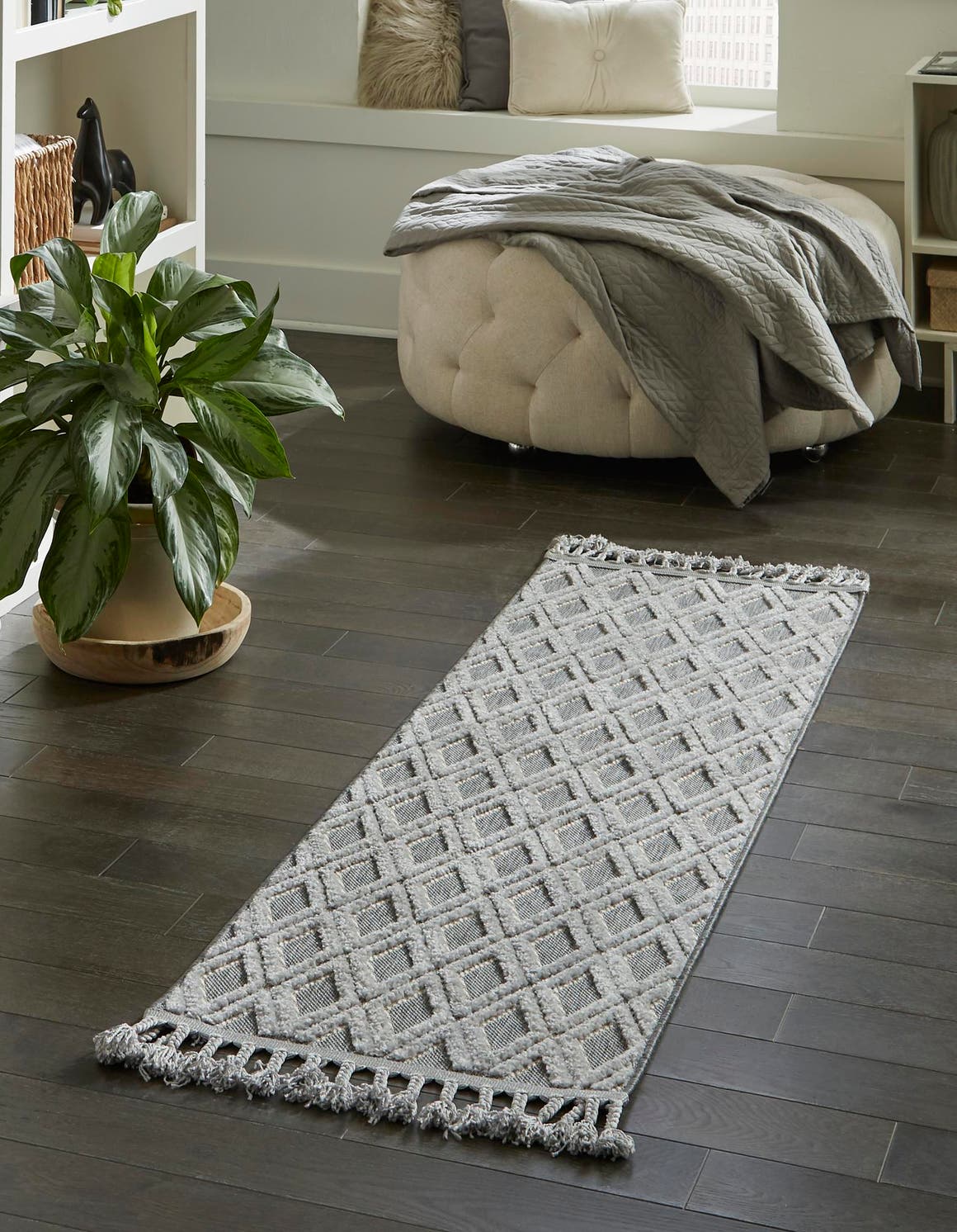 Läufer Teppich Arlo in Dunkelgrau von Hadorn™ - Lifestyle Image