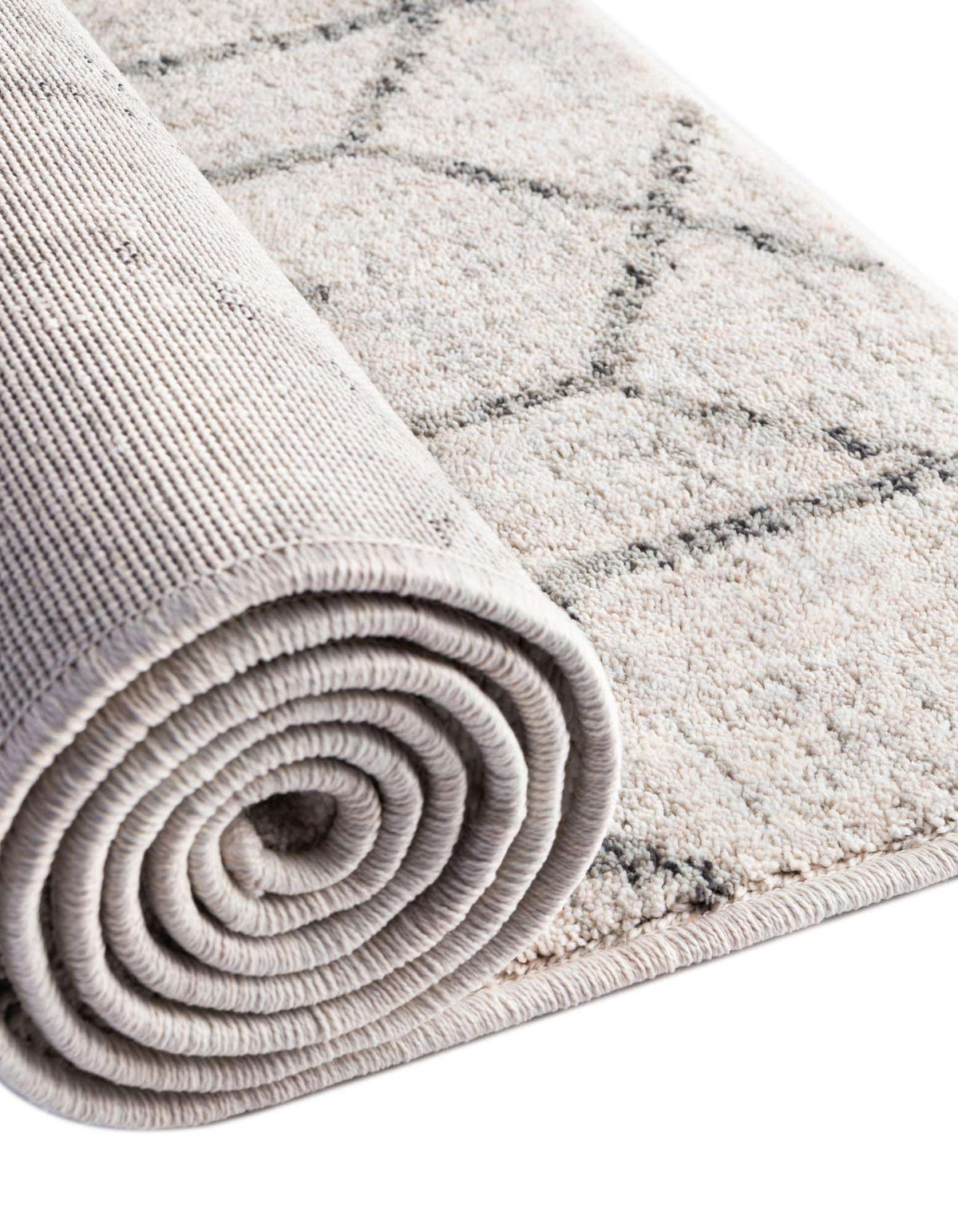 Läufer Teppich Eco Trellis in Elfenbein von Hadorn™ - Lifestyle Image