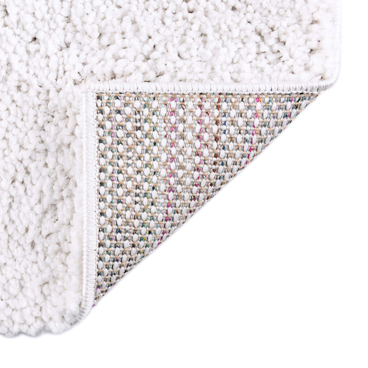 Rechteck Hochflorteppich Jill Zarin Shaggy Chic in Weiss von Hadorn™ - Lifestyle Image