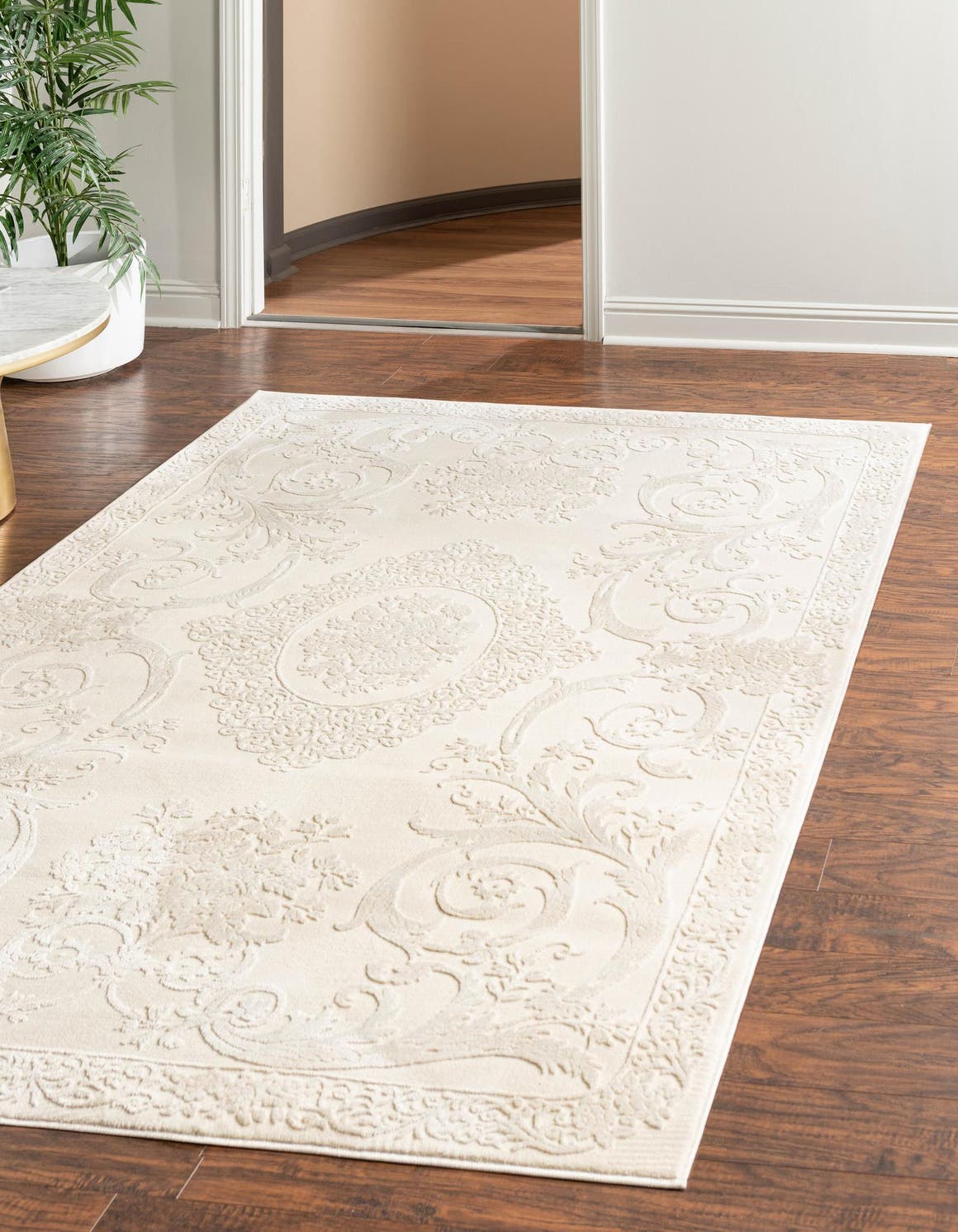 Rechteck Teppich Finsbury in Beige von Hadorn™ - Lifestyle Image