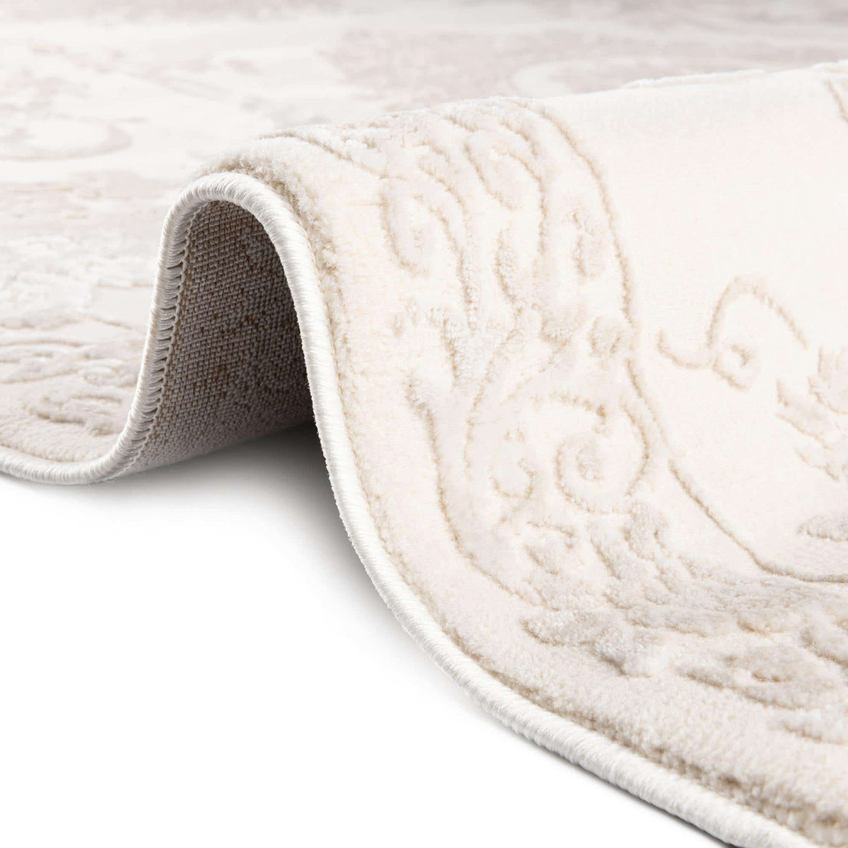 Rechteck Teppich Finsbury in Beige von Hadorn™ - Lifestyle Image