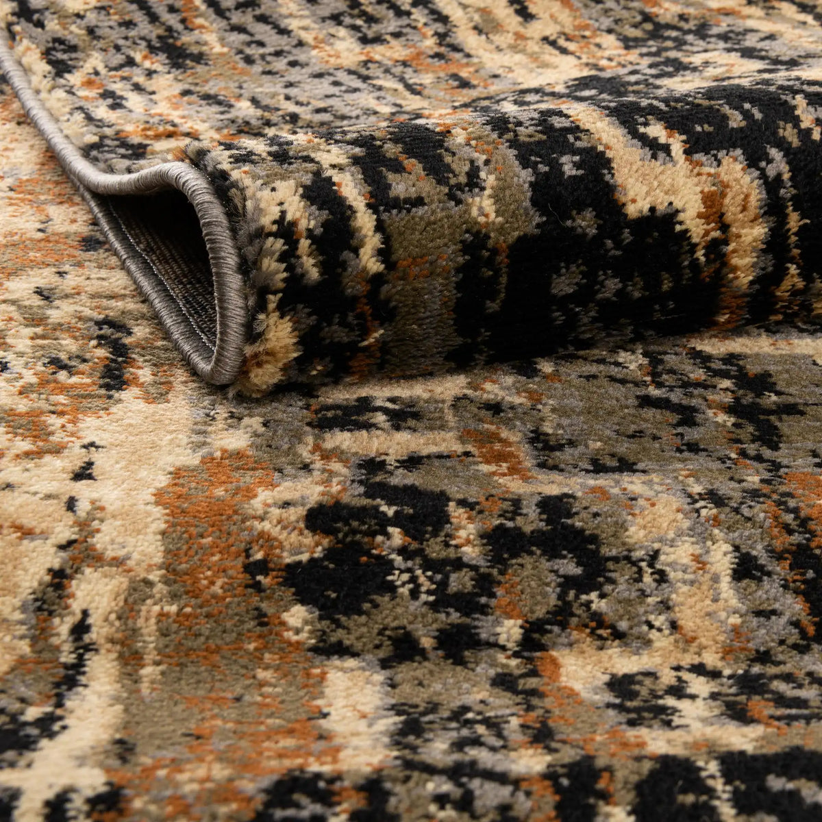 Quadratisch Teppich Saturn in Blau von Hadorn™ - Lifestyle Image