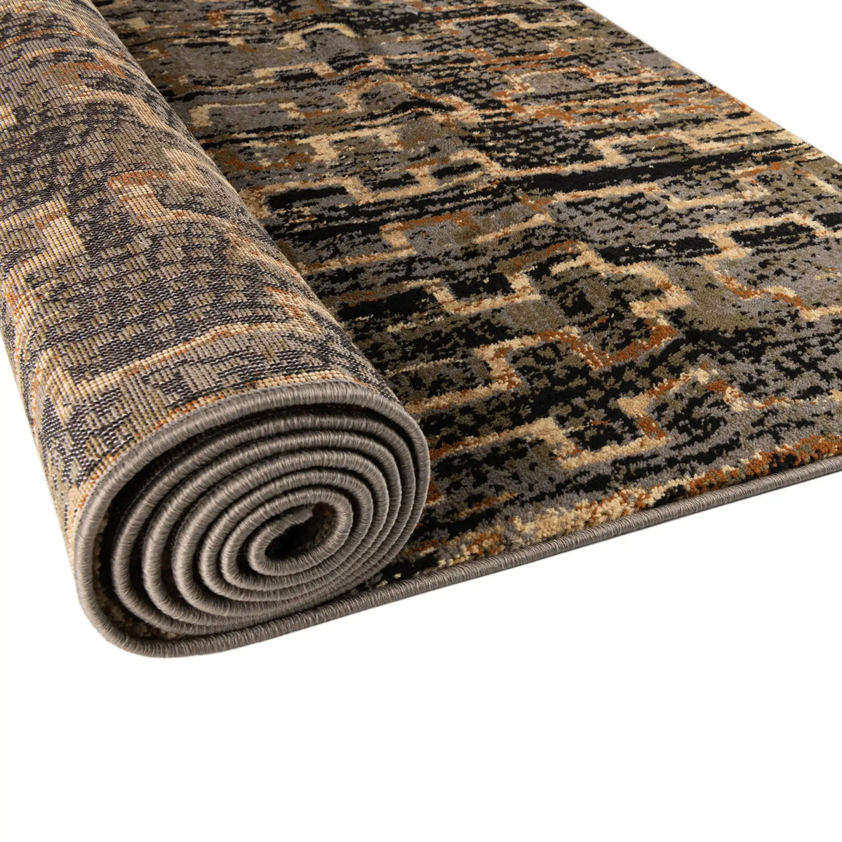 Quadratisch Teppich Saturn in Blau von Hadorn™ - Lifestyle Image