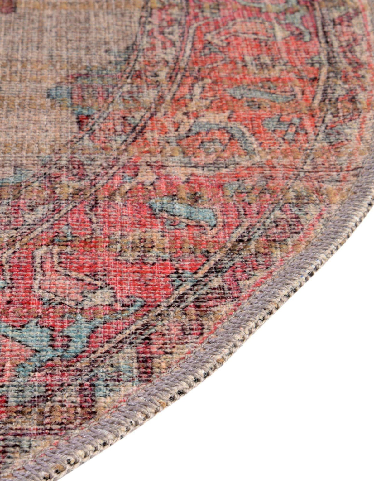 Rund Teppich Nostalgia in Antikes Beige von Hadorn™ - Lifestyle Image
