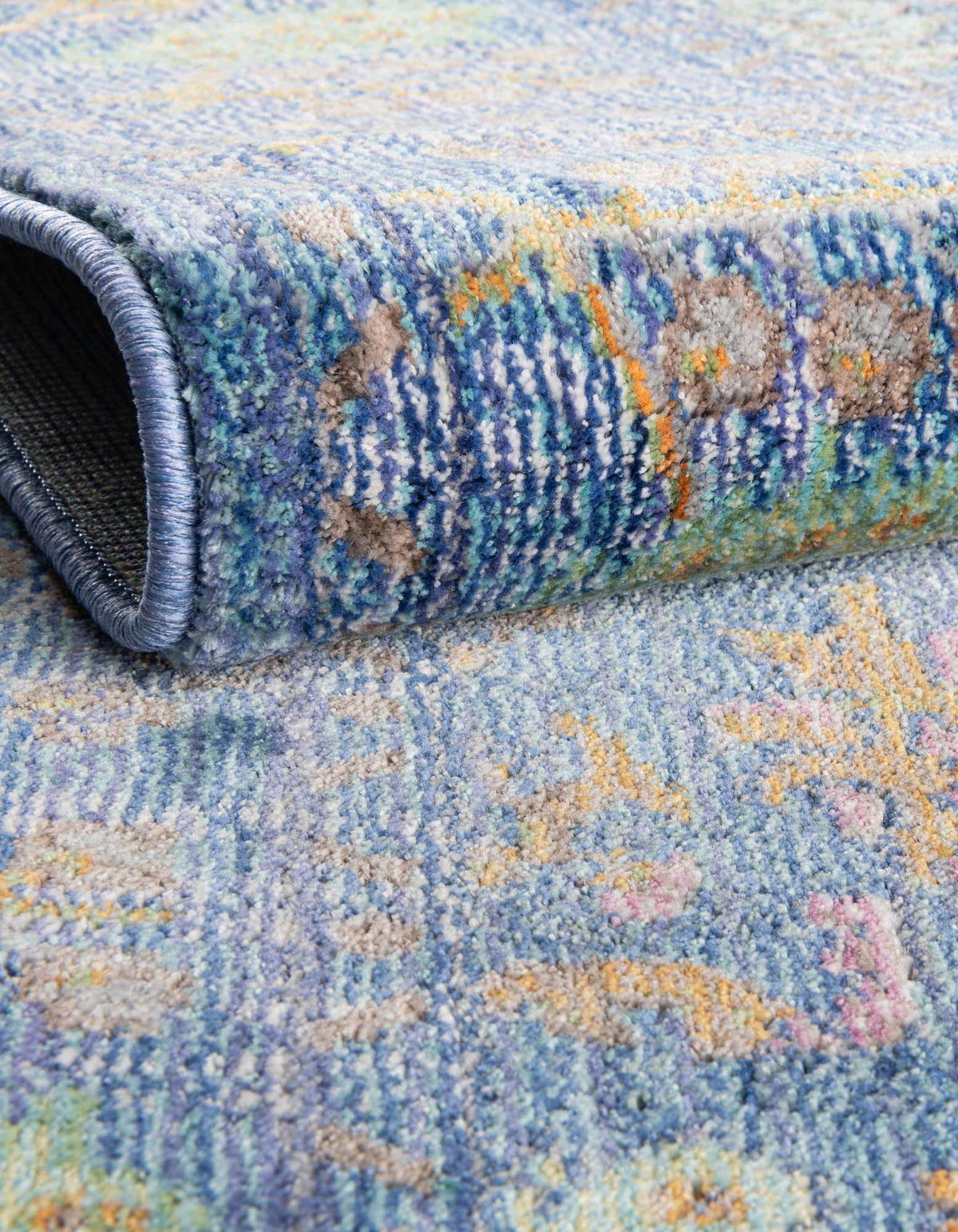 Rechteck Teppich Aqua in Türkis von Hadorn™ - Lifestyle Image