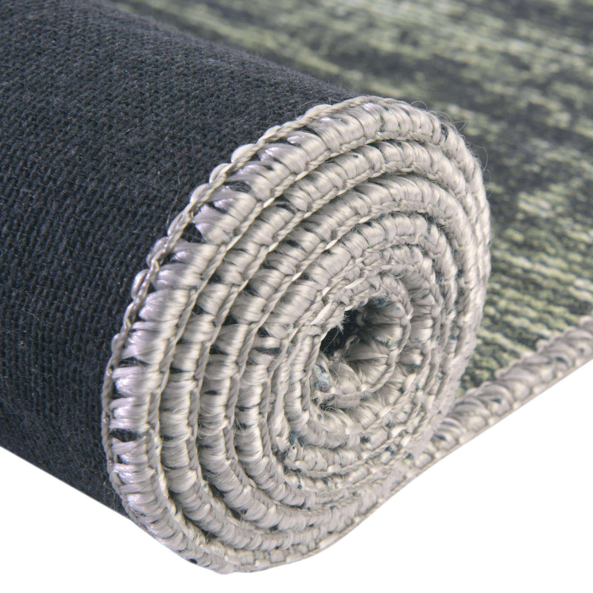 Oval Teppich Asha in Grün von Hadorn™ - Lifestyle Image