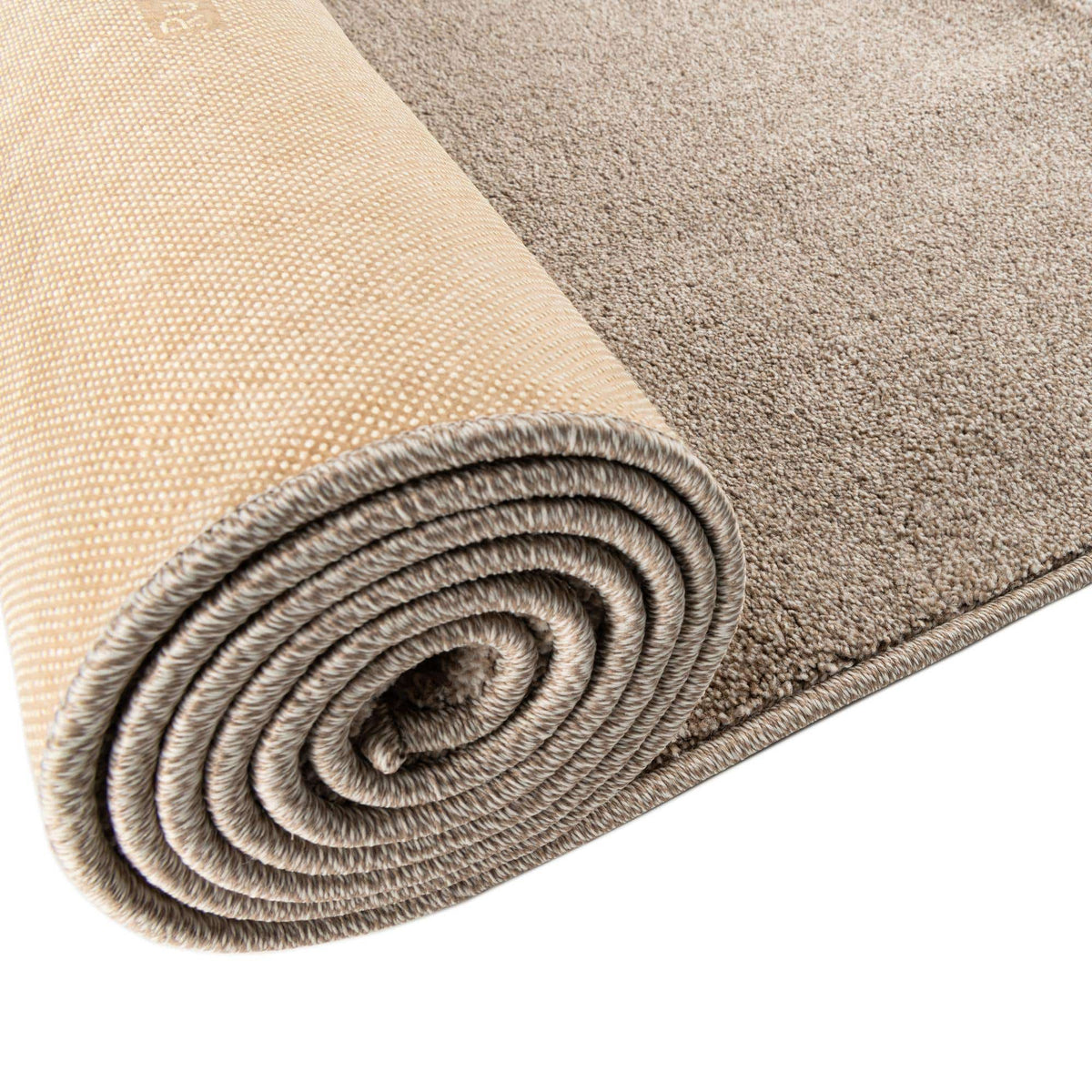 Rechteck Teppich Everyday Solid in Khaki von Hadorn™ - Lifestyle Image