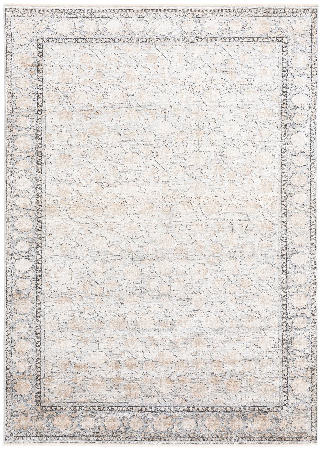 Rechteck Luxus Teppich Lugano in Grau von Hadorn™ - Lifestyle Image