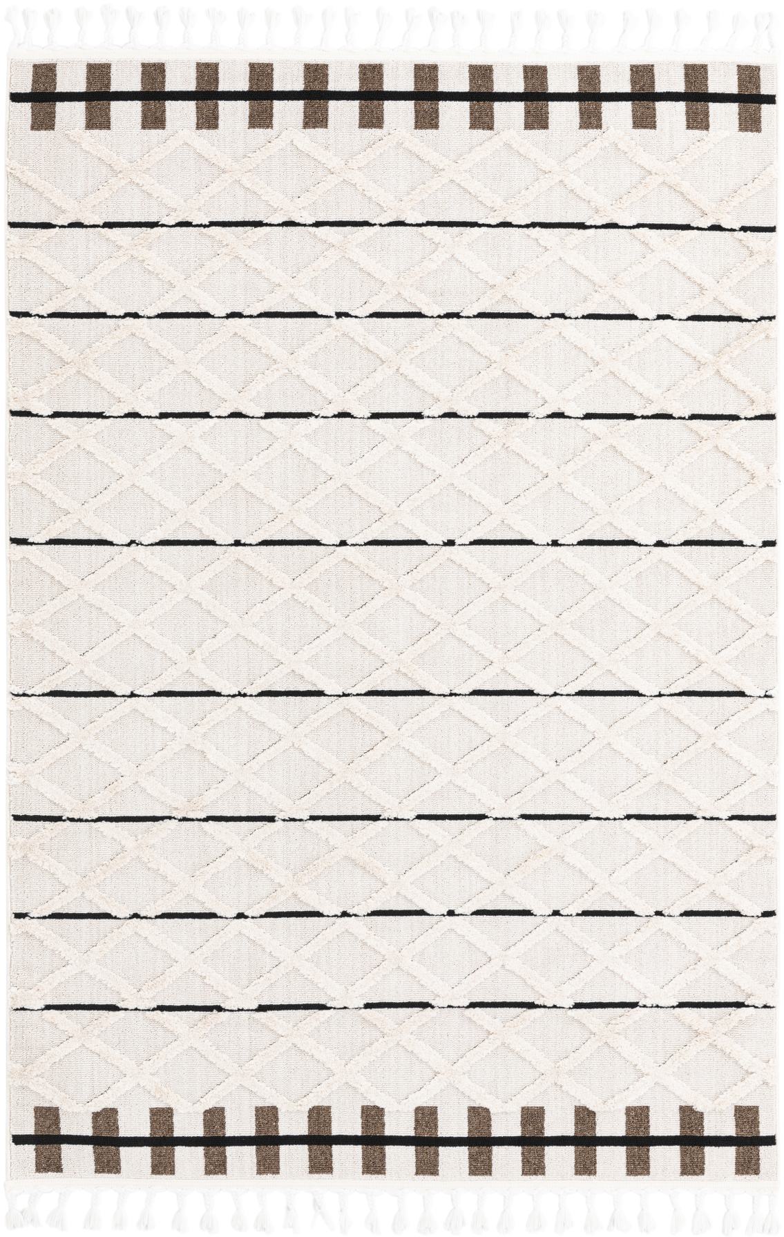 Rechteck Luxus Teppich Bellinzona in Creme von Hadorn™ - Lifestyle Image