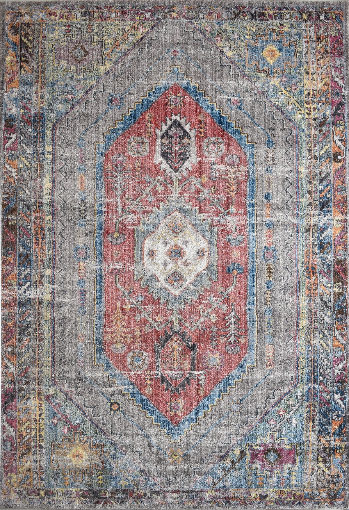 Rechteck Teppich Hadorn Limited Edition in Rot von Hadorn™ - Lifestyle Image