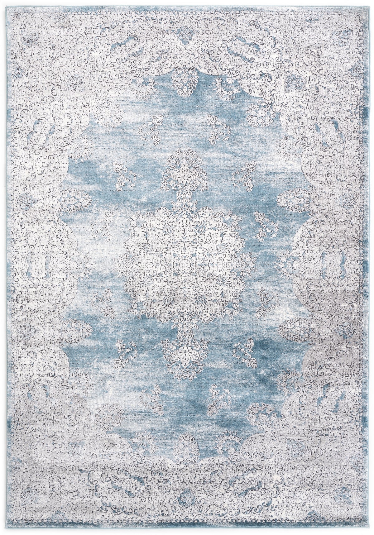 Rechteck Teppich Hadorn Limited Edition in Hellblau von Hadorn™ - Lifestyle Image