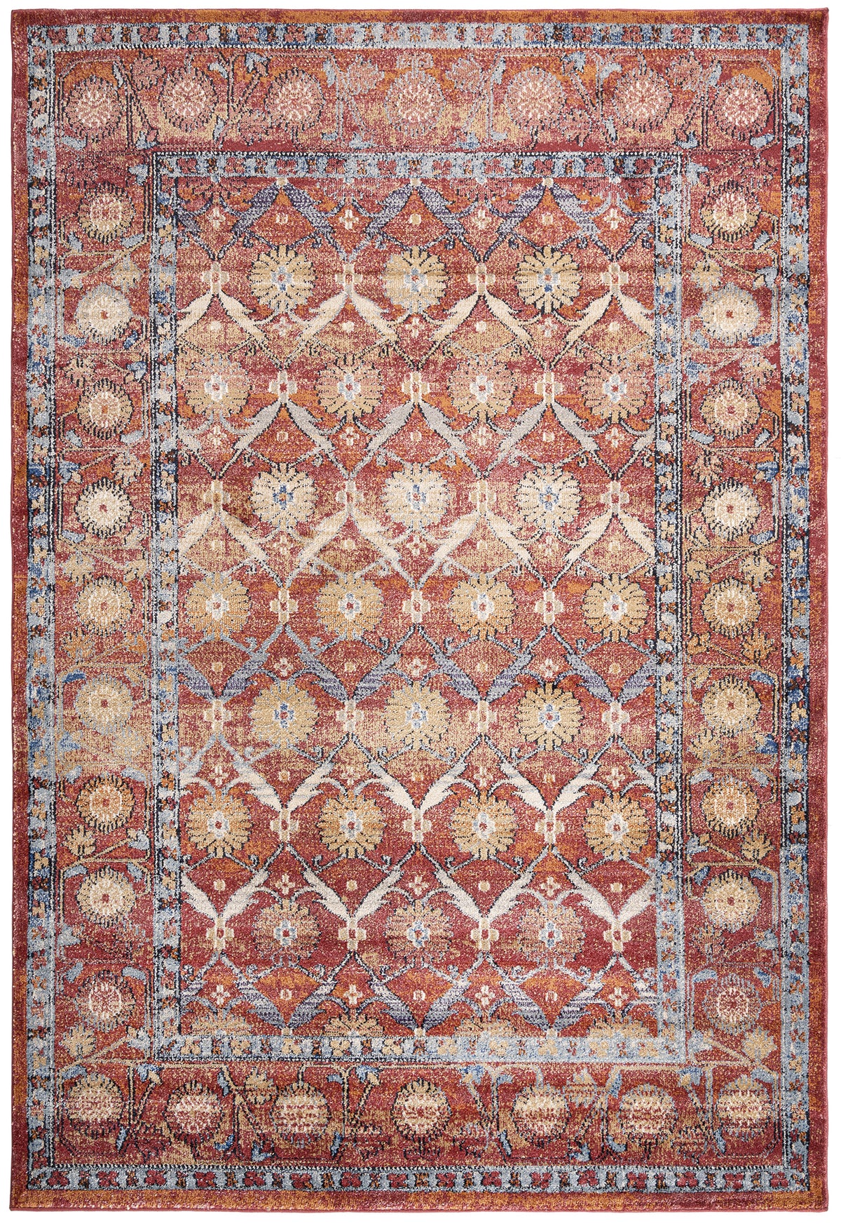 Rechteck Teppich Hadorn Limited Edition in Rot von Hadorn™ - Lifestyle Image