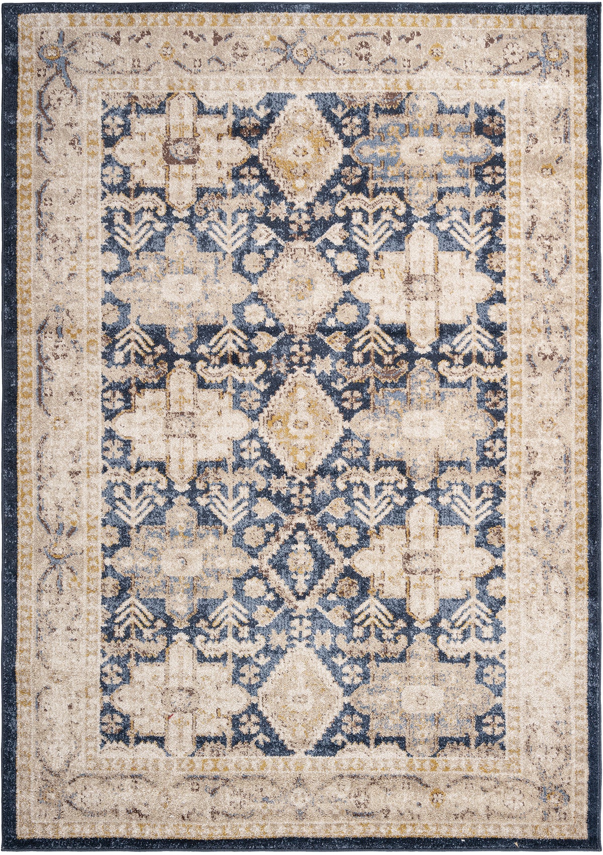 Rechteck Teppich Hadorn Limited Edition in Dunkelblau von Hadorn™ - Lifestyle Image