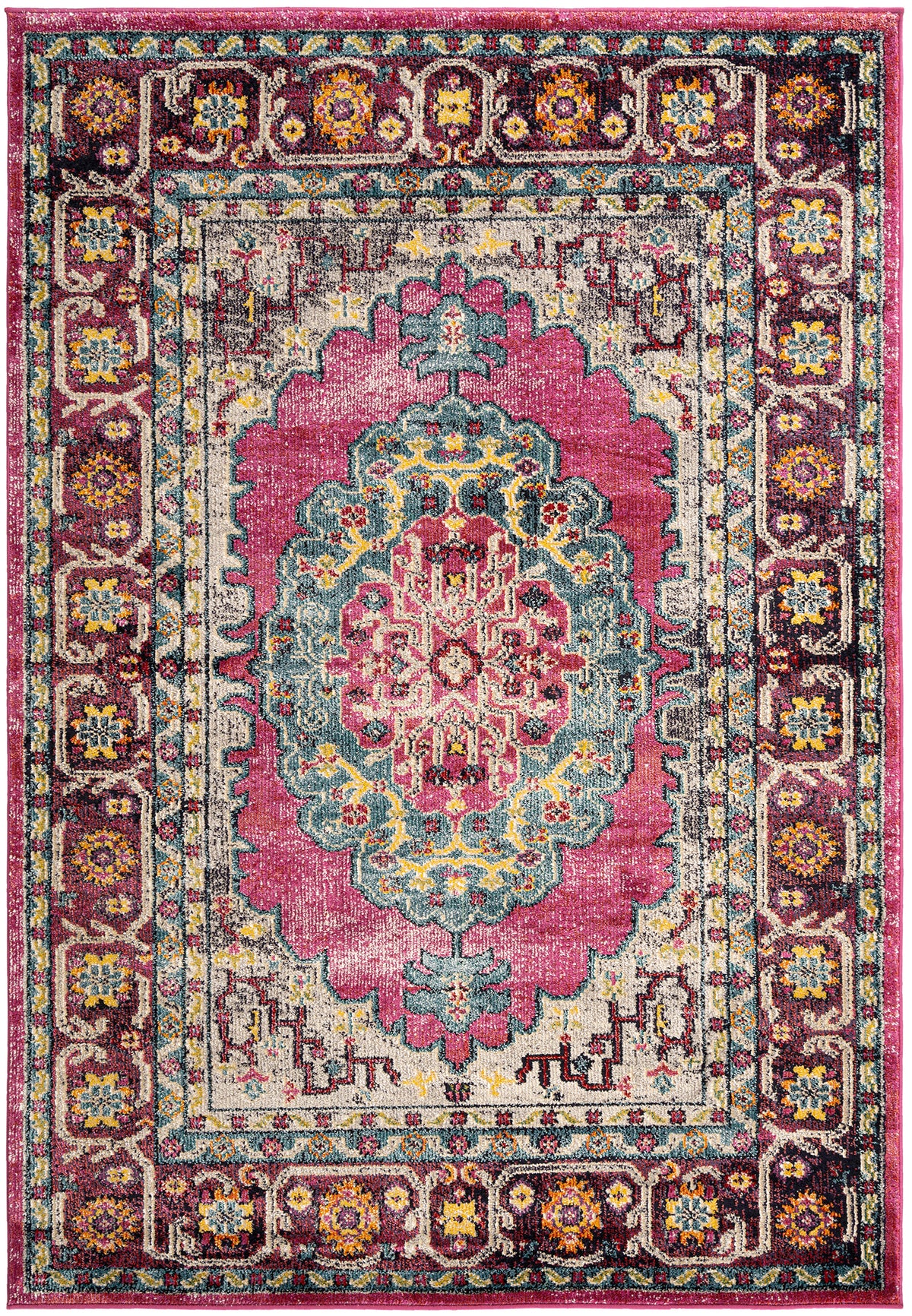 Rechteck Teppich Hadorn Limited Edition in Rosa von Hadorn™ - Lifestyle Image
