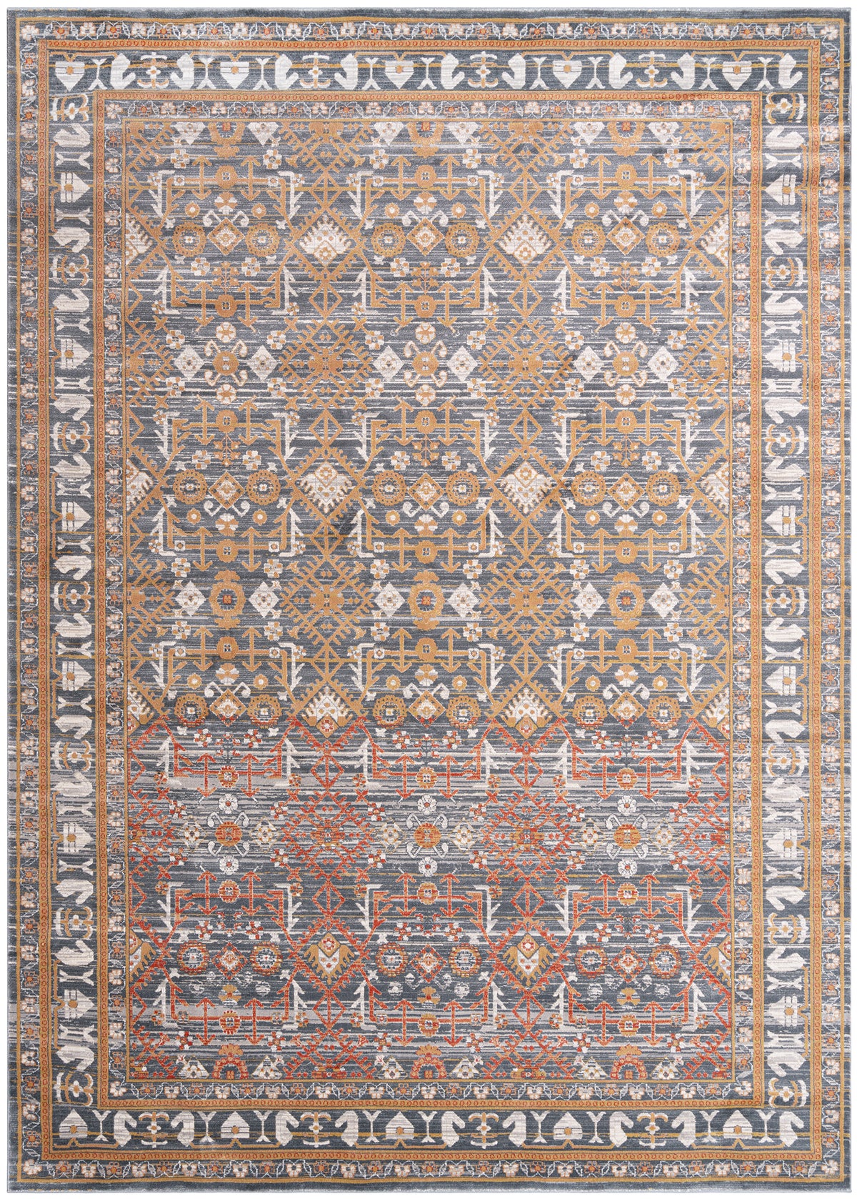 Rechteck Teppich Hadorn Limited Edition in Grau von Hadorn™ - Lifestyle Image