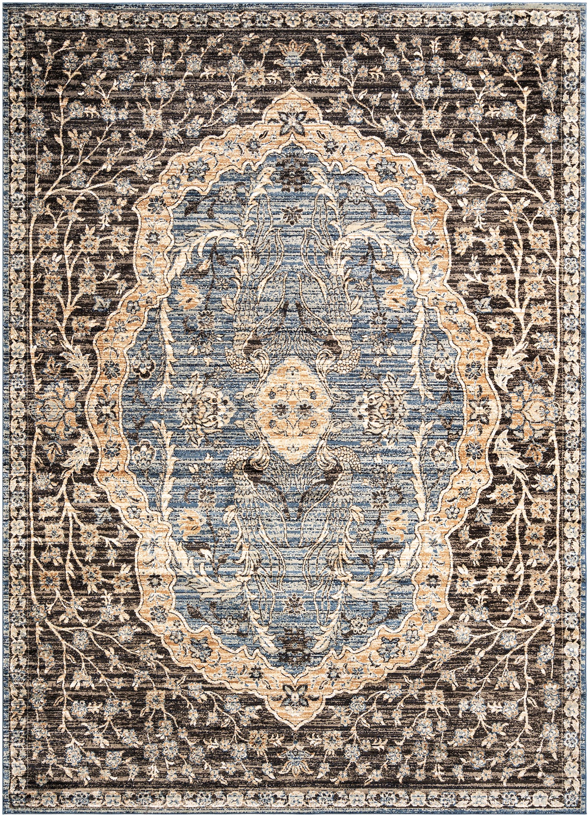Rechteck Teppich Hadorn Limited Edition in Braun von Hadorn™ - Lifestyle Image