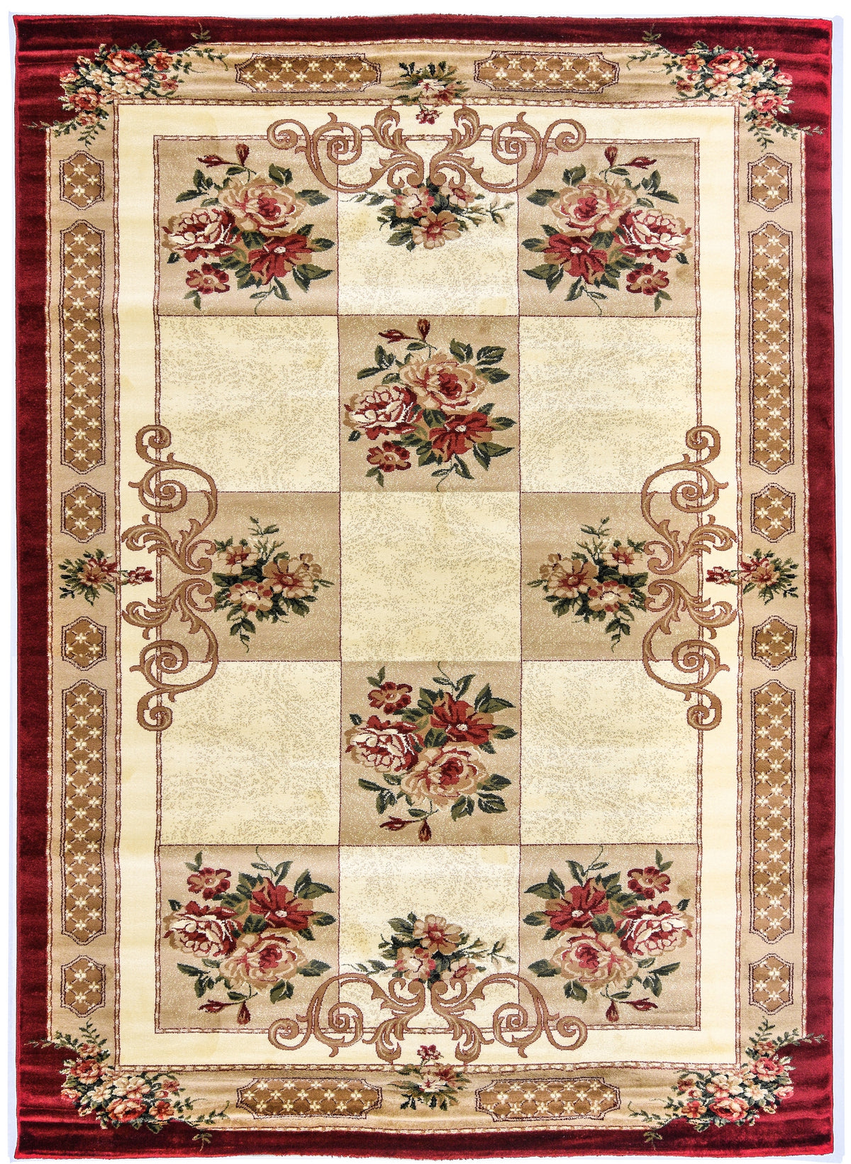 Rechteck Teppich Hadorn Limited Edition in Beige von Hadorn™ - Lifestyle Image