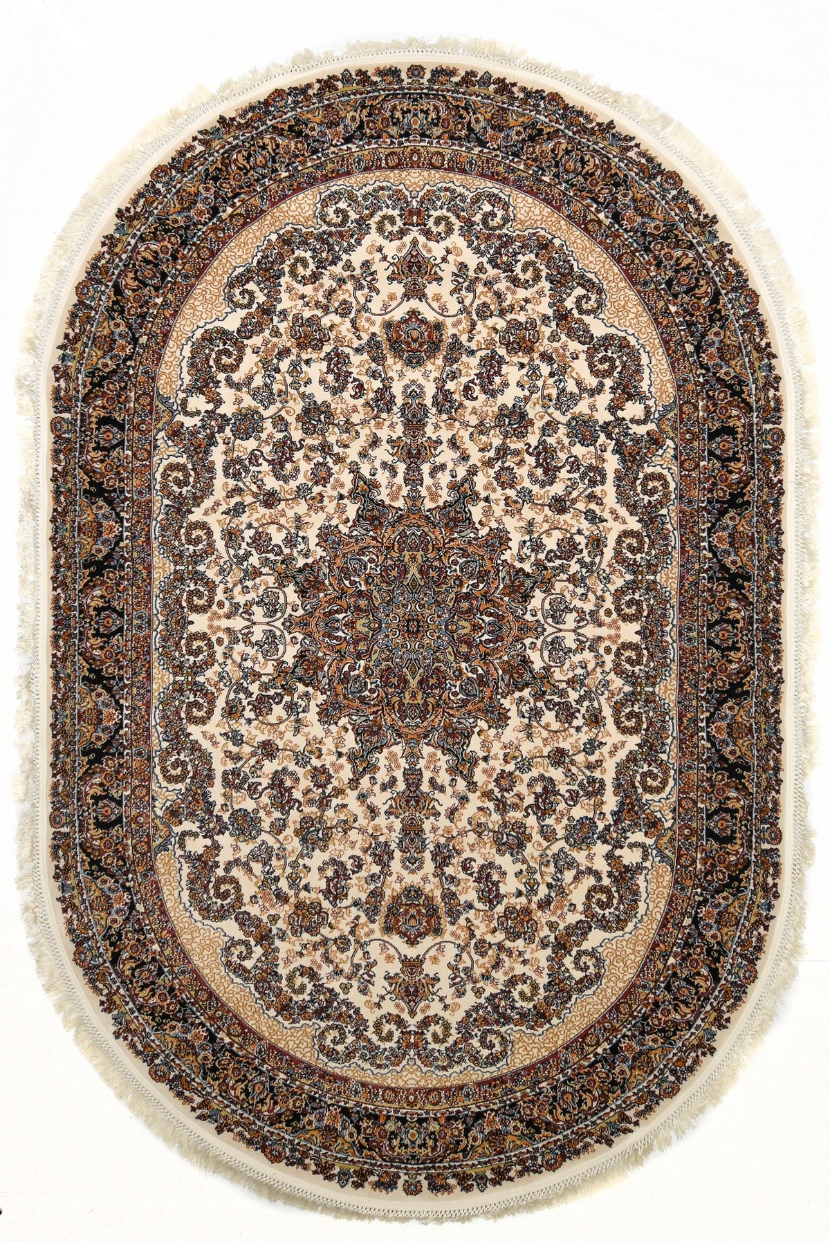 Oval Teppich Hadorn Limited Edition in Creme von Hadorn™ - Lifestyle Image