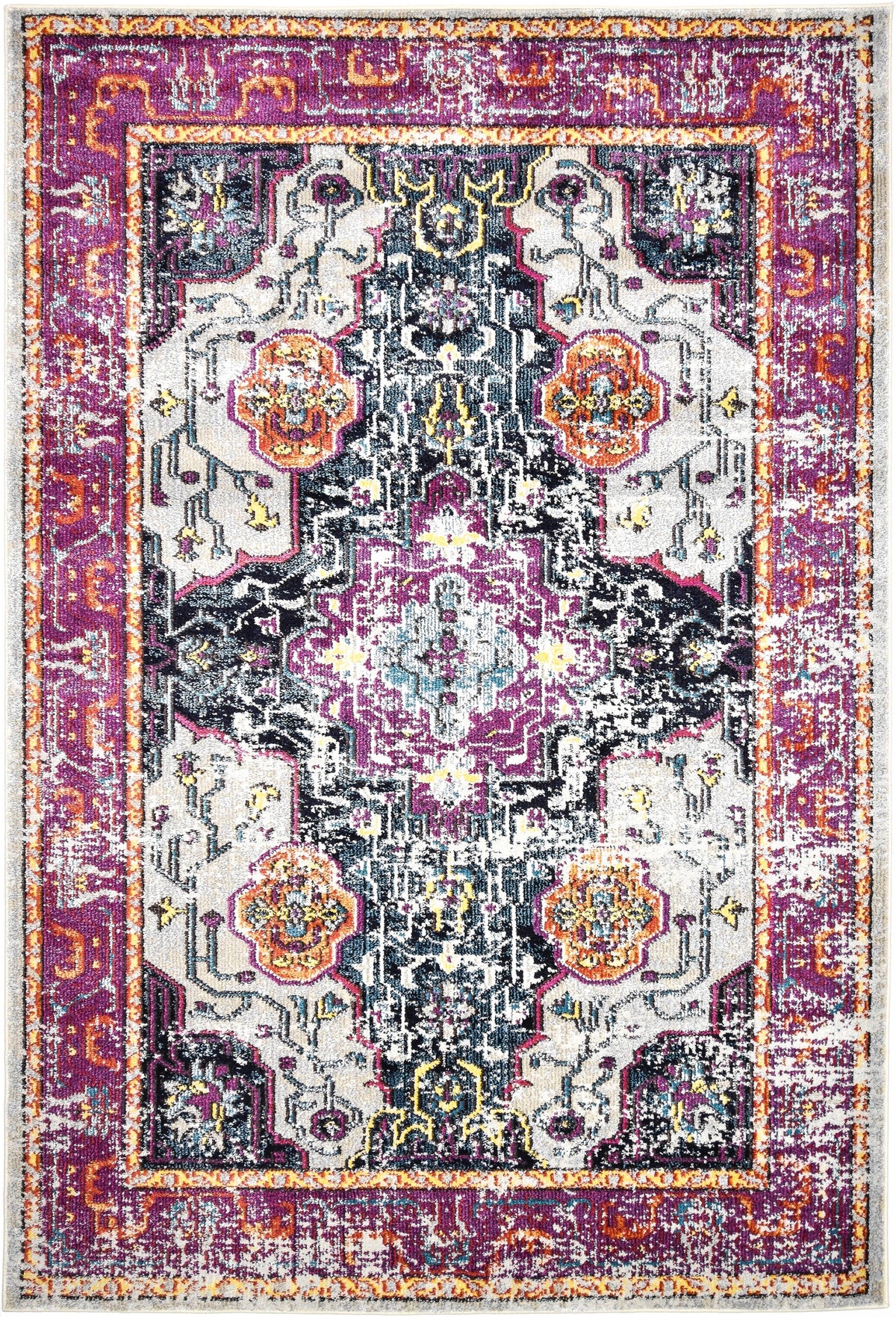 Rechteck Teppich Hadorn Limited Edition in Gelb von Hadorn™ - Lifestyle Image