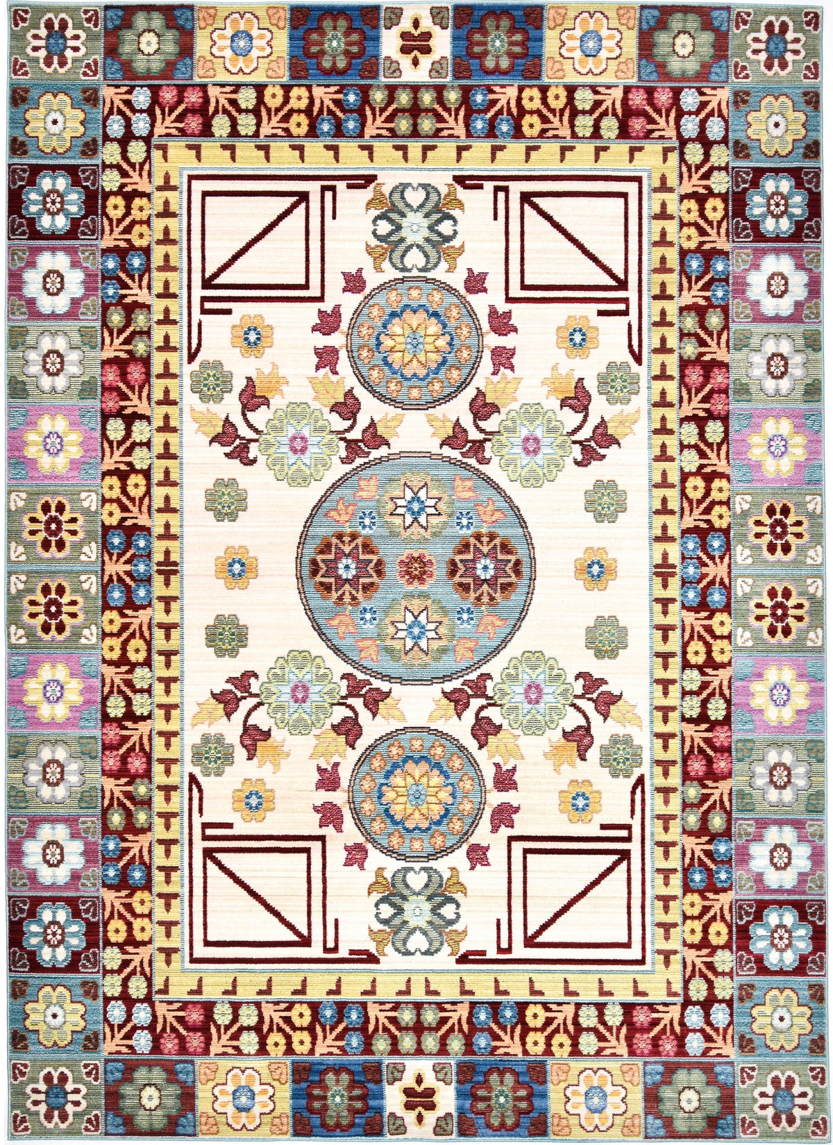 Rechteck Teppich Hadorn Limited Edition in Grün von Hadorn™ - Lifestyle Image