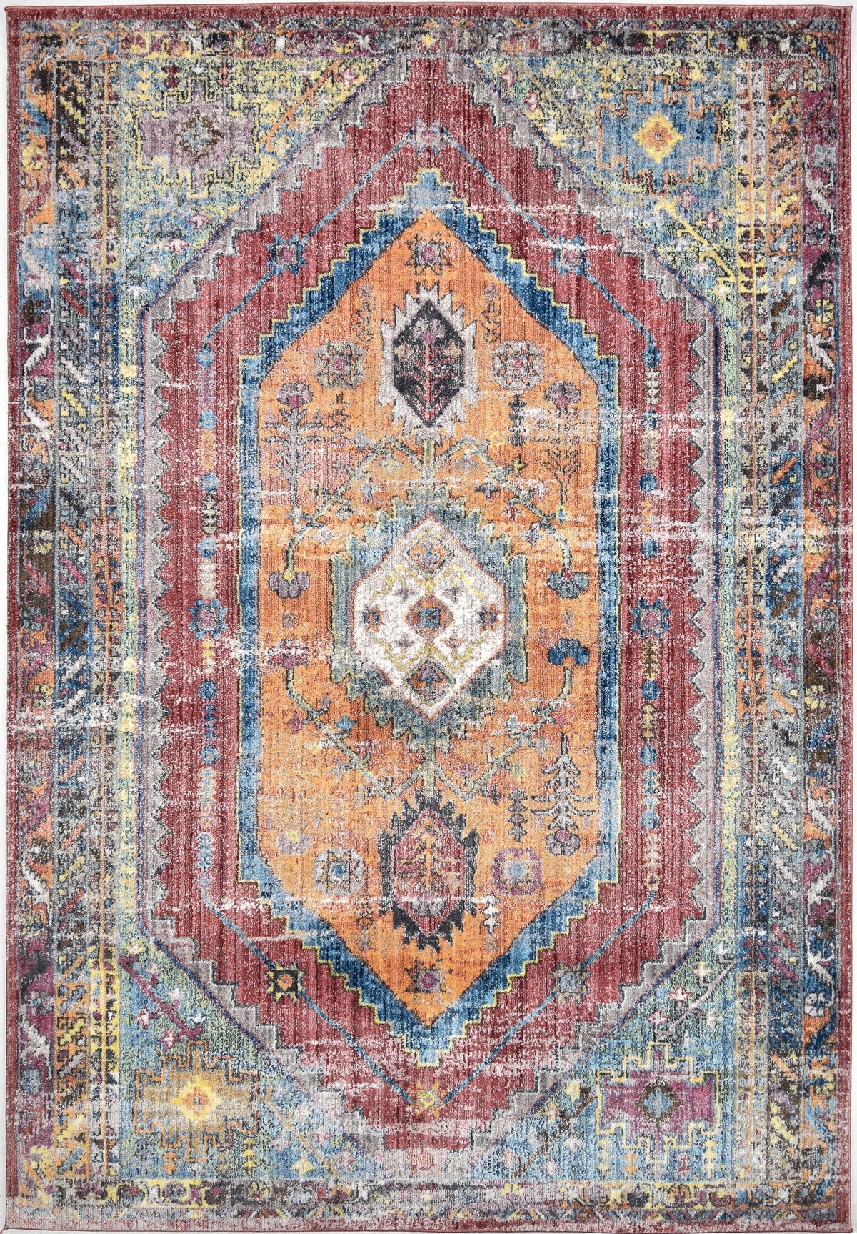 Rechteck Teppich Hadorn Limited Edition in Dunkelblau von Hadorn™ - Lifestyle Image