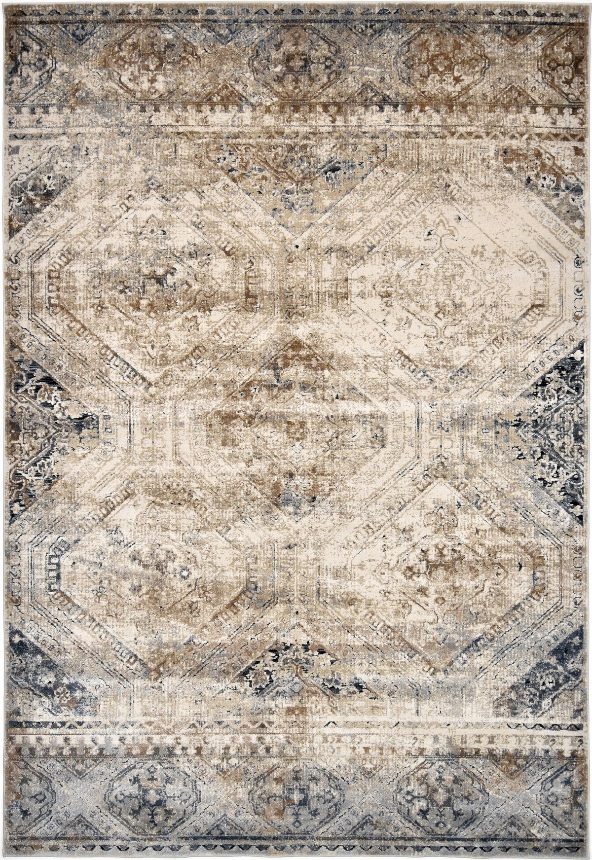 Rechteck Teppich Hadorn Limited Edition in Blau von Hadorn™ - Lifestyle Image