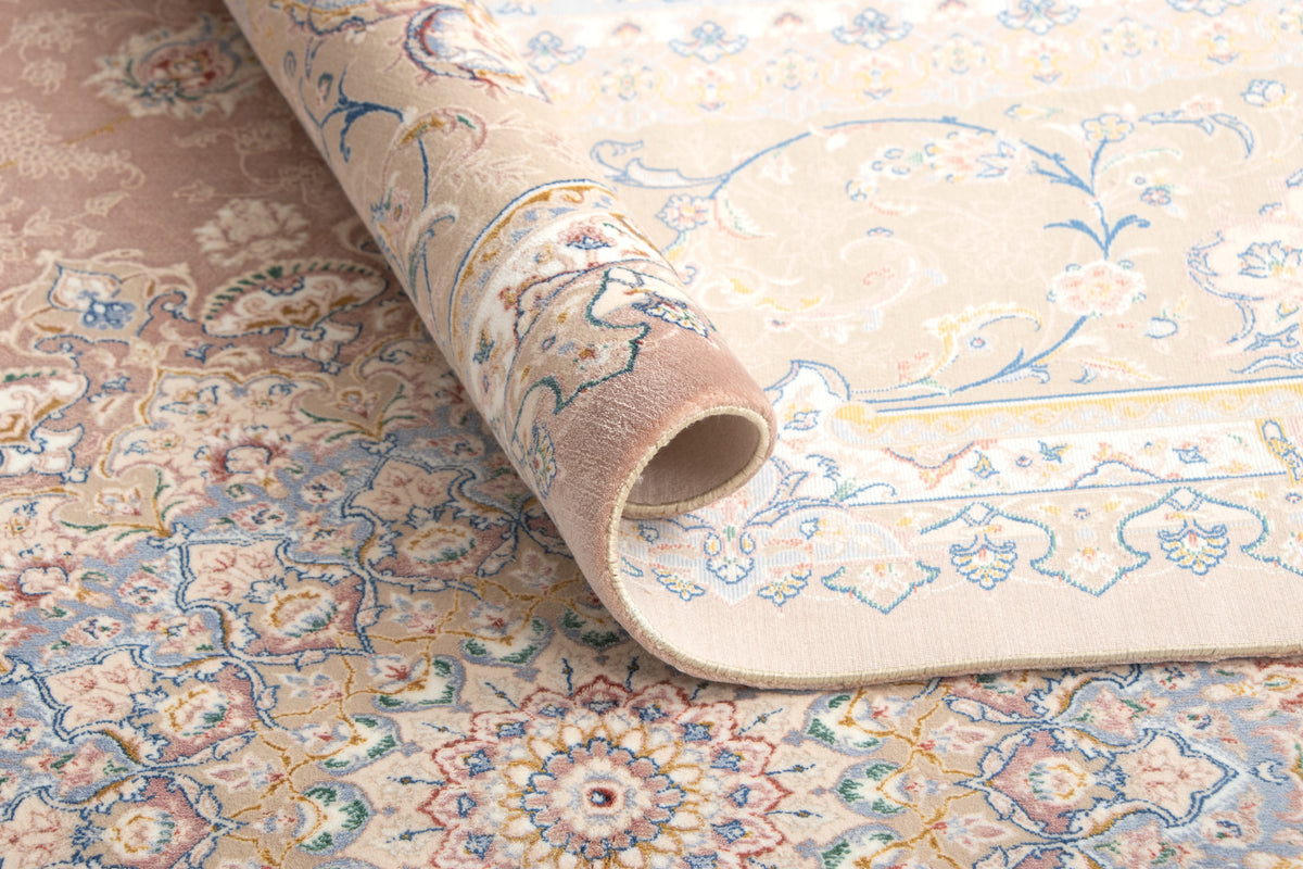 Rechteck Teppich Ghom Design in Hellbraun von Hadorn™ - Lifestyle Image