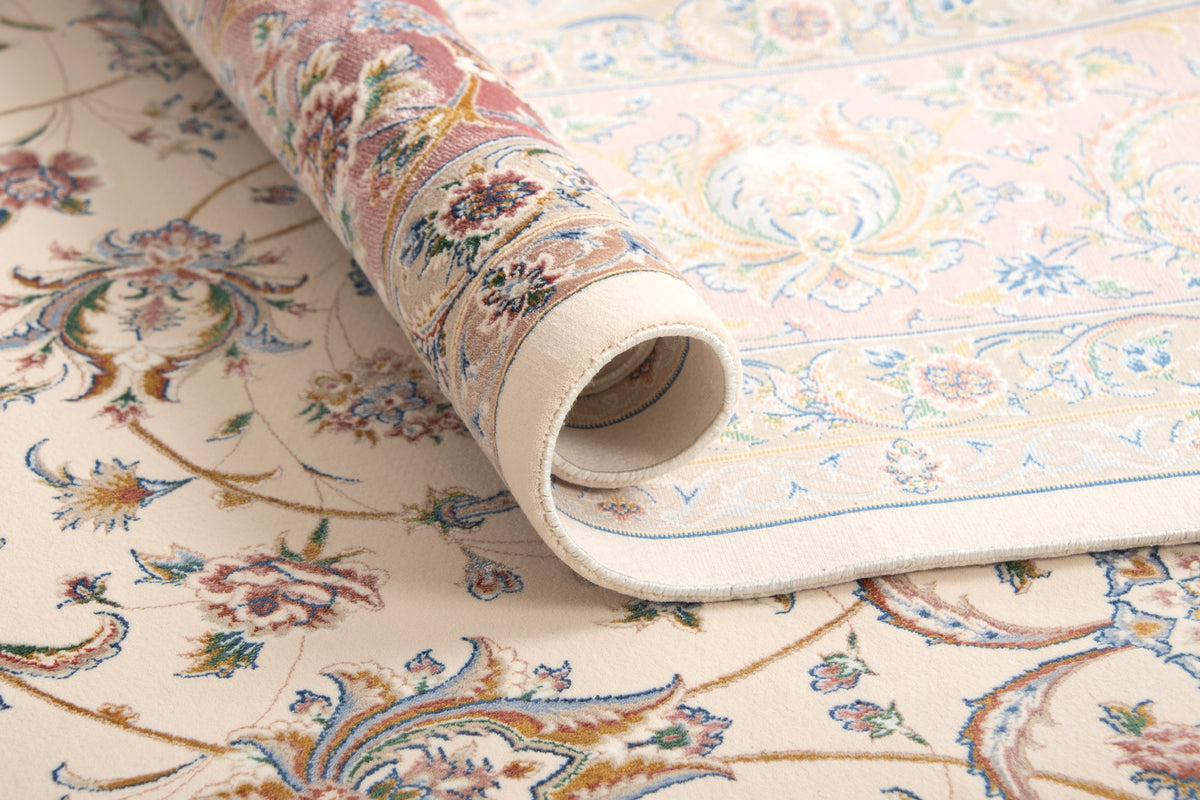 Rechteck Teppich Ghom Design in Creme von Hadorn™ - Lifestyle Image